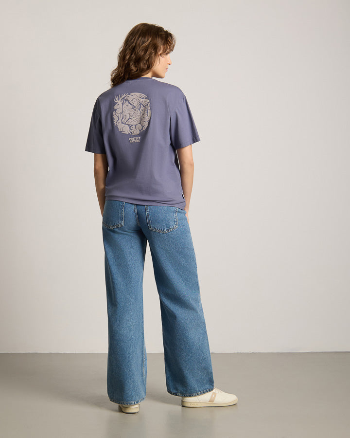 TreeShirt Protect Nature Relaxed Slate Blue