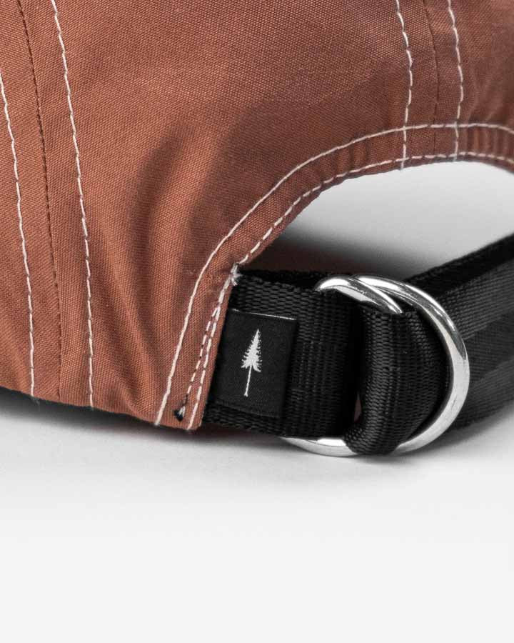 Casquette TreeCap 5 panneaux, motif moineau, marron fauve