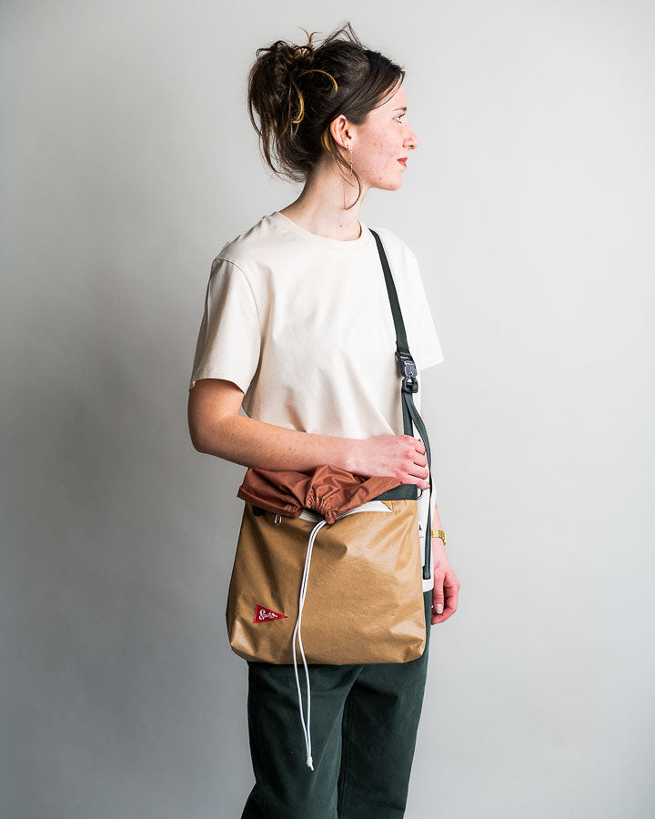 Sac à bandoulière TreeBag Spatz, marron fauve-beige
