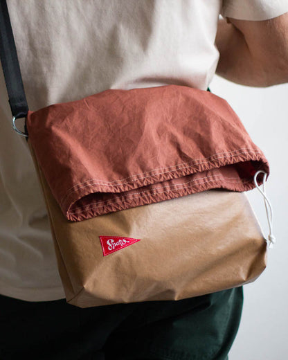 Sac à bandoulière TreeBag Spatz, marron fauve-beige