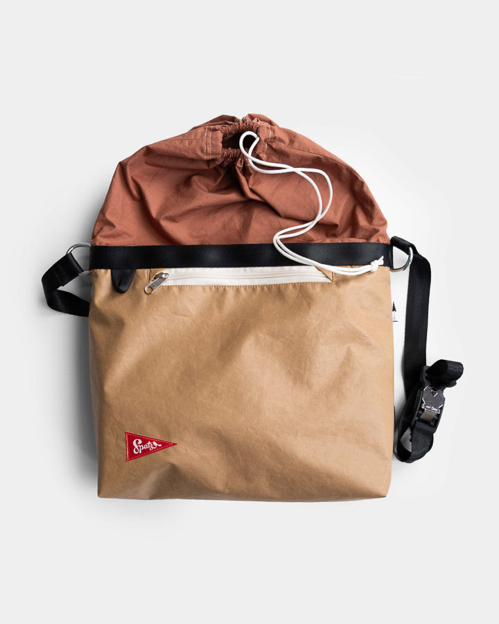 Sac à bandoulière TreeBag Spatz, marron fauve-beige