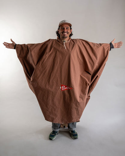 Poncho de bivouac Spatz, marron fauve
