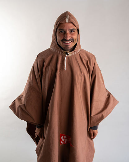 Poncho de bivouac Spatz, marron fauve