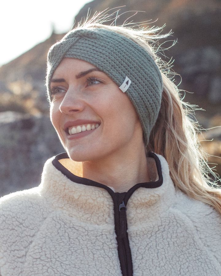 TreeHeadband Knitted Twist Cosy Cool Matcha - HEADBAND - NIKIN