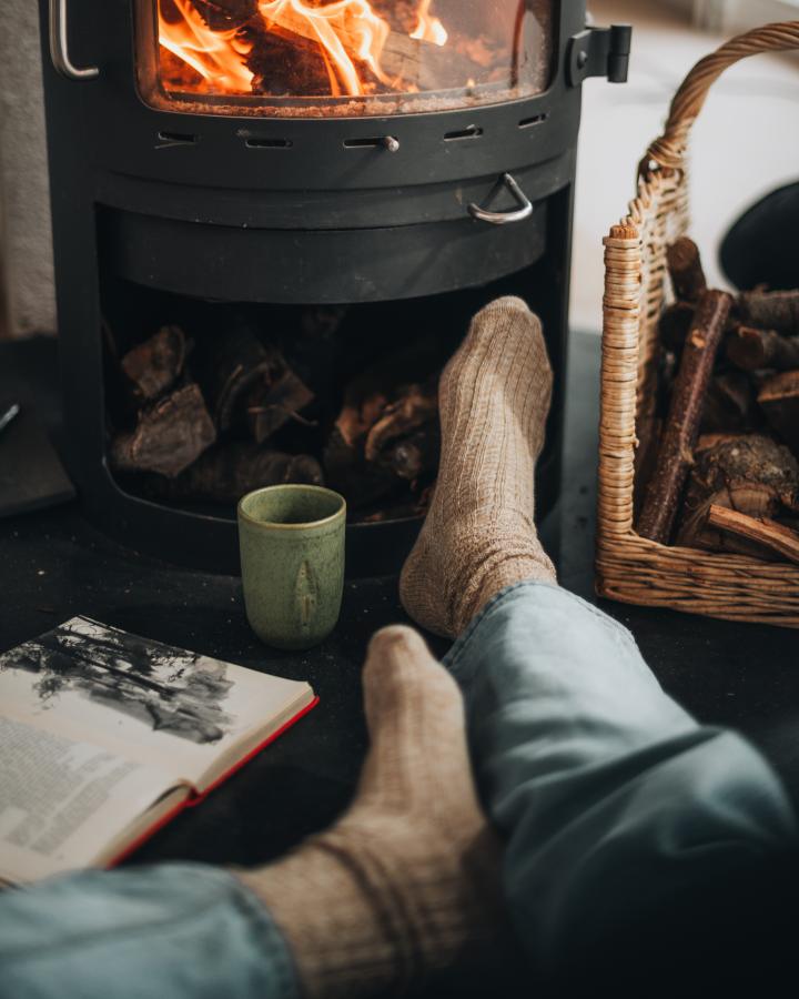 TreeSocks Cosy Women Beige Mel - SOCKS - NIKIN