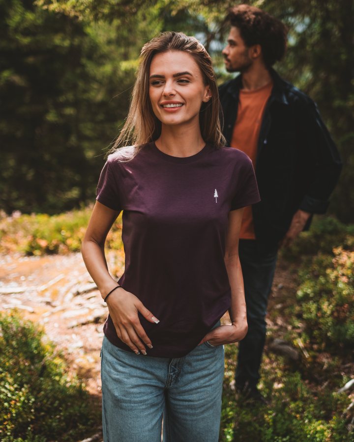 TreeShirt Women Deep Purple - TSHIRT - NIKIN