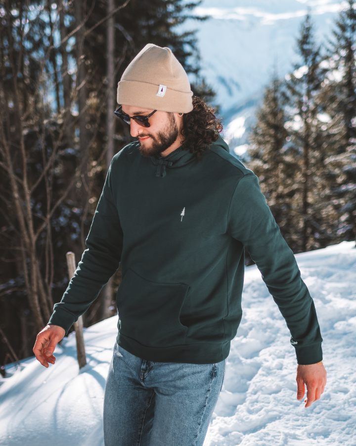 TreeHoodie Pine Green - HOODIE - NIKIN