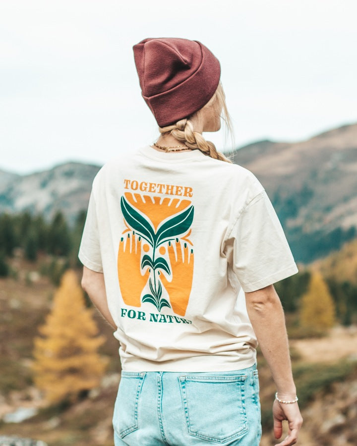 TreeShirt TreePlanter Print Relaxed Chalk