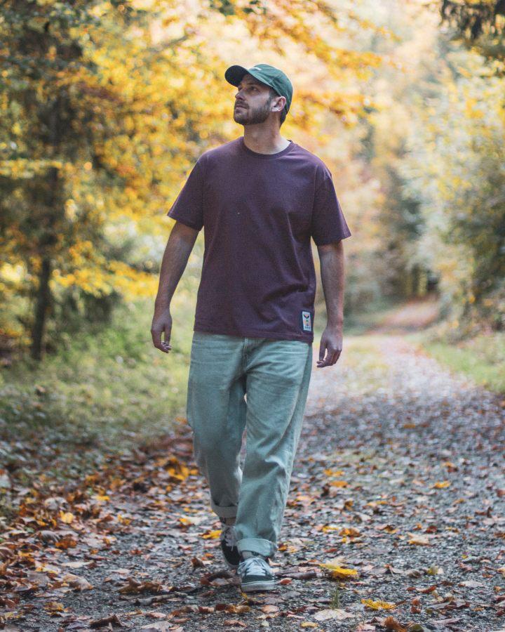 TreeShirt TreePlanter Patch Relaxed Deep Purple