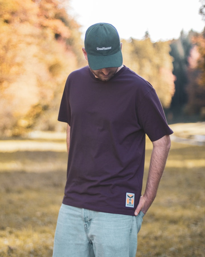TreeShirt TreePlanter Patch Relaxed Deep Purple