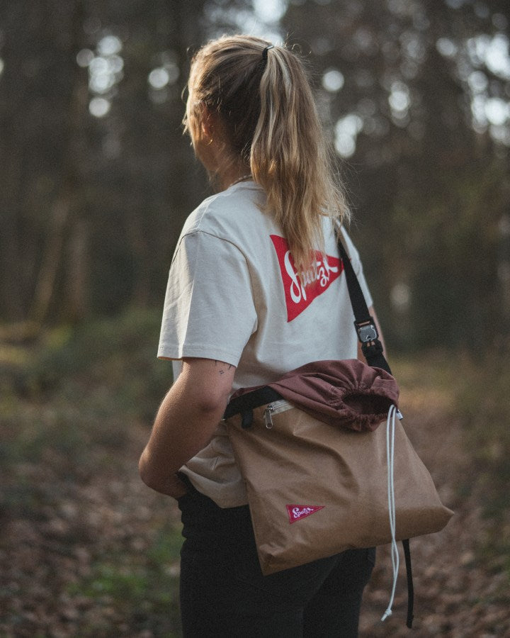 Sac à bandoulière TreeBag Spatz, marron fauve-beige