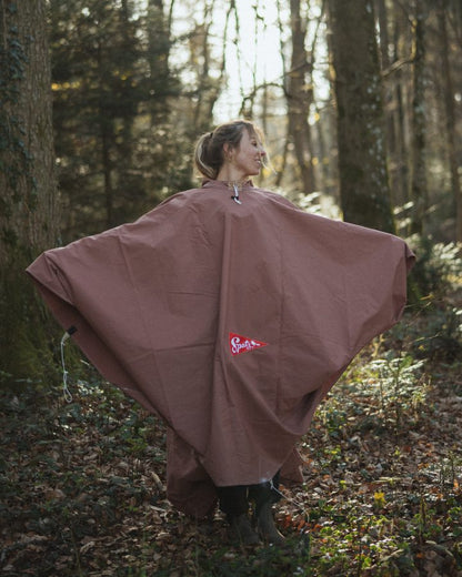 Poncho de bivouac Spatz, marron fauve