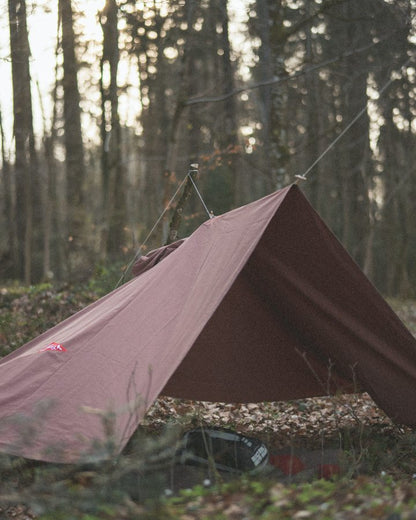 Poncho de bivouac Spatz, marron fauve