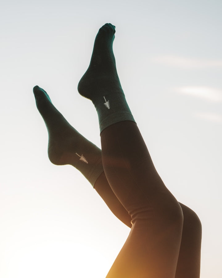 TreeSocks Standard Single Bundle Pickle - Teal transformable