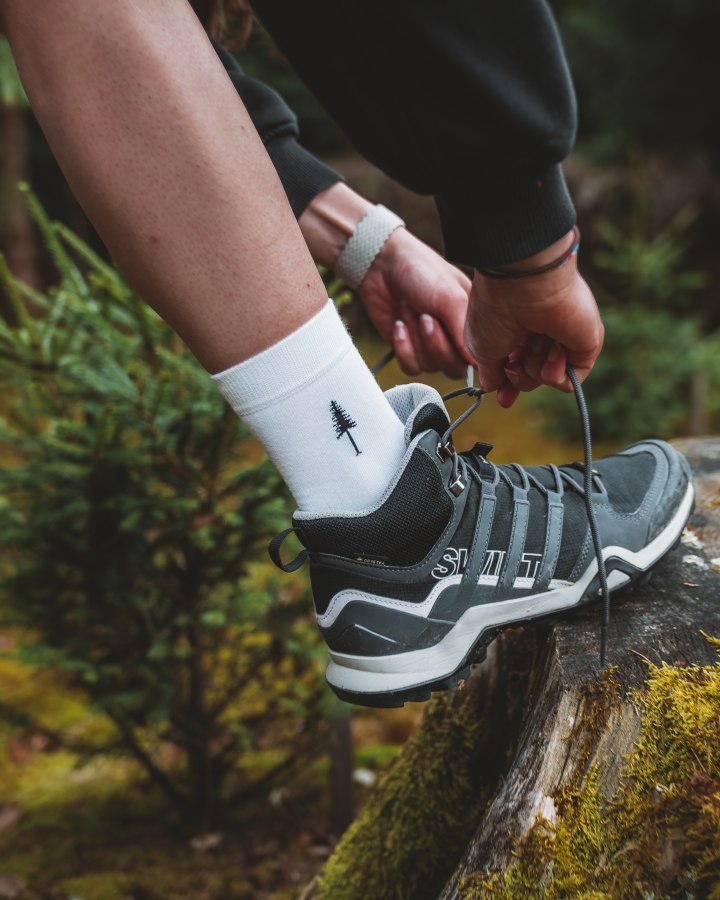 TreeSocks Standard Single Bundle Snow White-Chalk