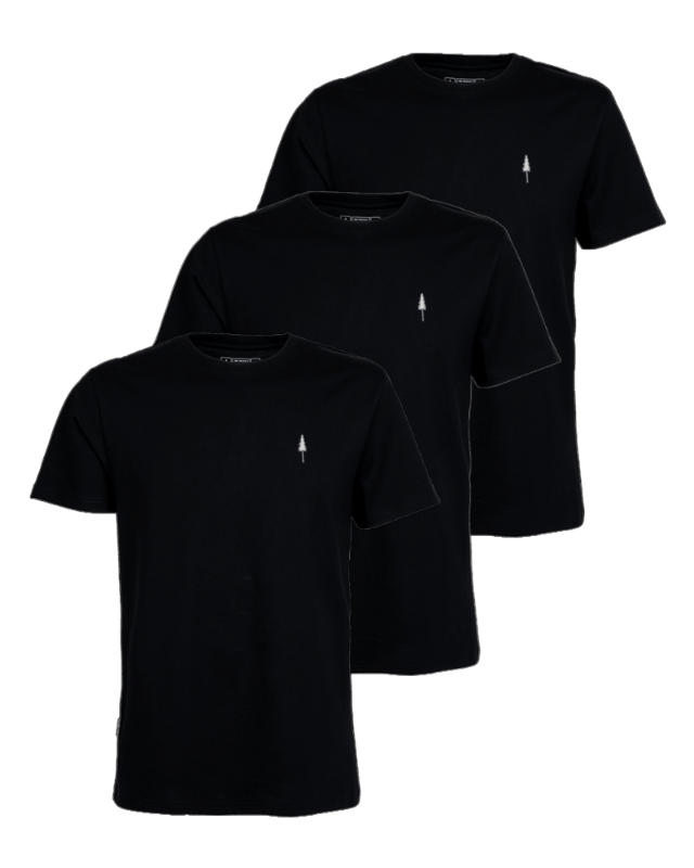 TreeShirt Black 3-Pack