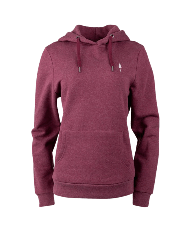 TreeHoodie Women Bordeaux Mel (1st Edition) - HOODIE - NIKIN