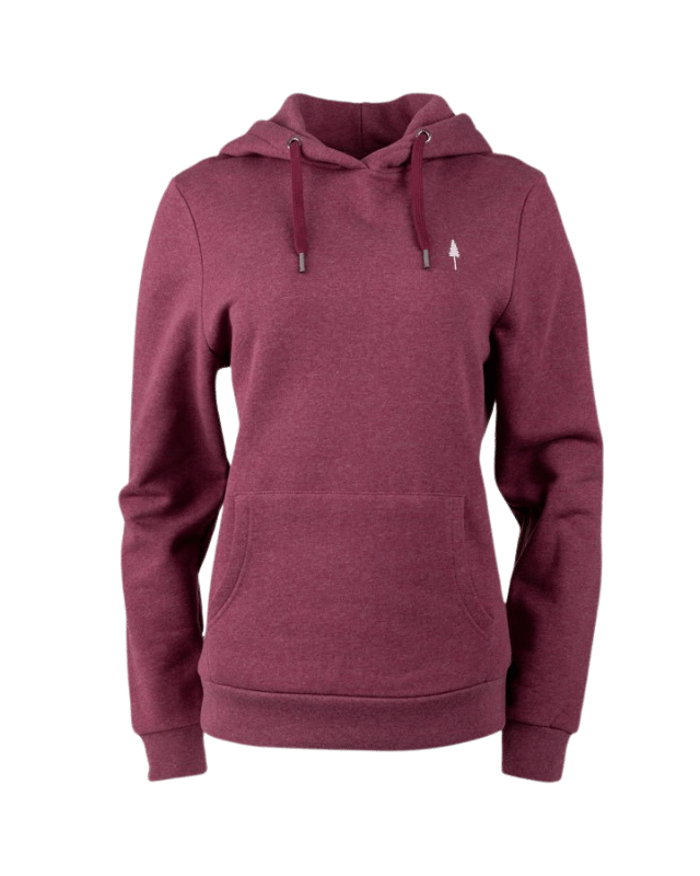 TreeHoodie Women Bordeaux Mel