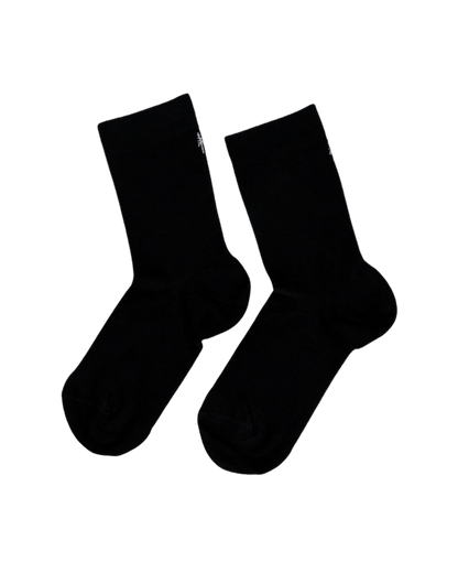 TreeSocks Standard Plain Black 5-pack