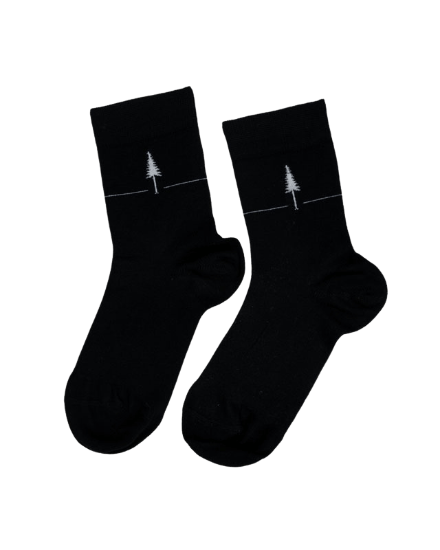 TreeSocks Standard Single Black