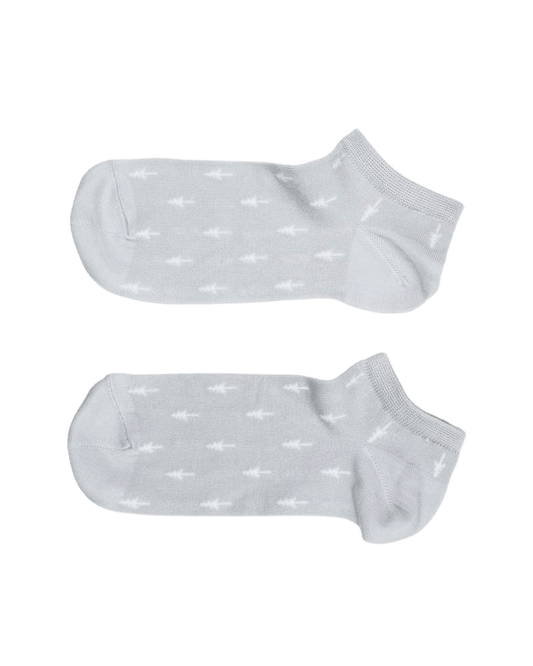 TreeSocks Short Allover Light Grey - SOCKS - NIKIN