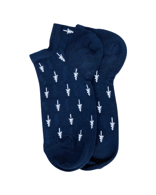 TreeSocks Short Allover Navy - CHAUSSURES - NIKIN