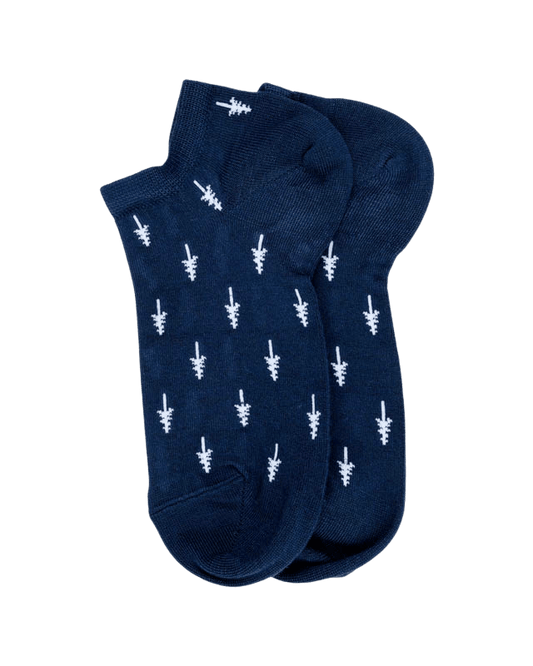 TreeSocks Short Allover Navy - CHAUSSURES - NIKIN