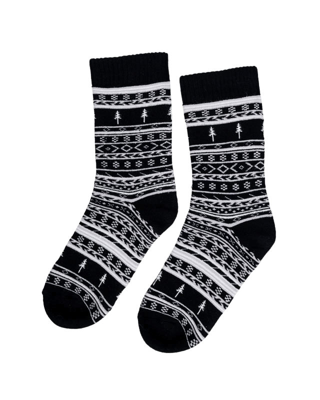 TreeSocks Cosy Norwegian Black