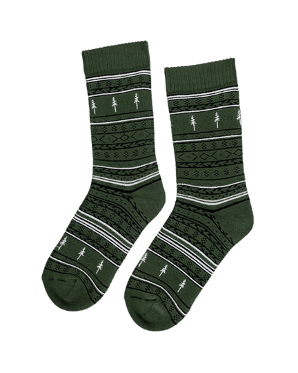 TreeSocks Cosy Norwegian Green - SOCKS - NIKIN