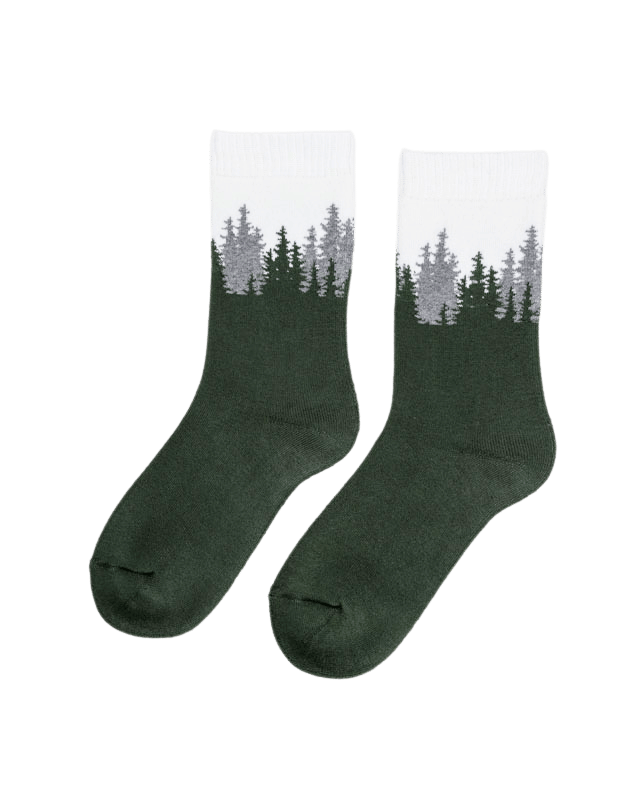 TreeSocks Cosy Double Forest Green