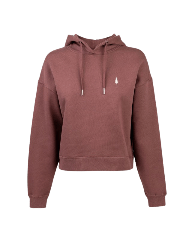 TreeHoodie Oversized Women Dark Brown