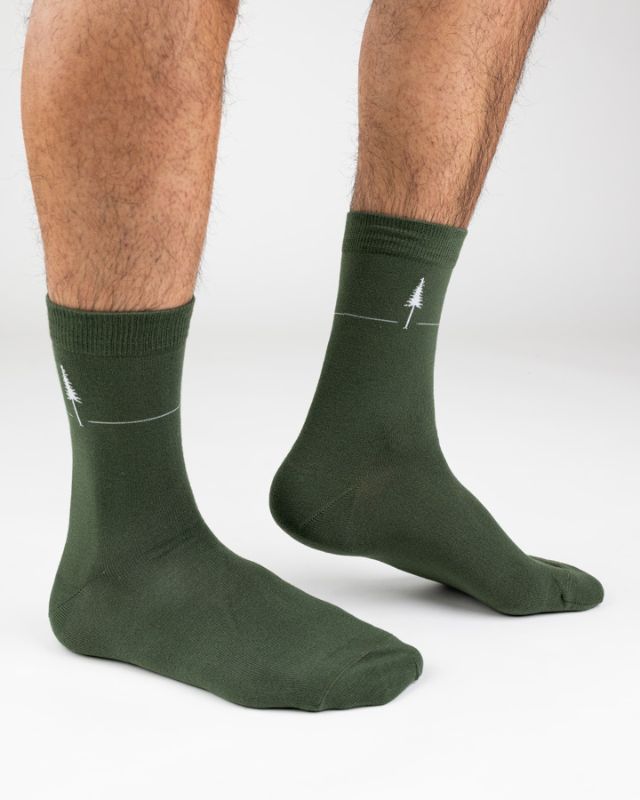 TreeSocks Standard Single Green - SOCKS - NIKIN