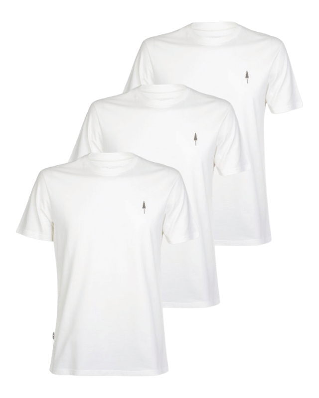 TreeShirt blanc 3-Pack