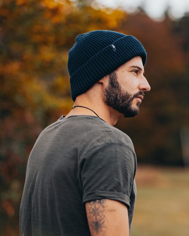 Treeanie Chunky Navy - BEANIE - NIKIN