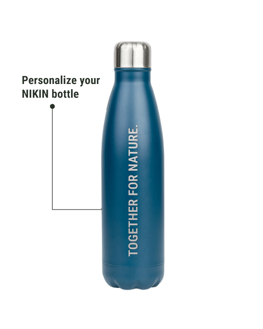 TreeBottle Personalized 500ml (big text) Marine Teal