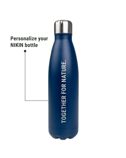 TreeBottle Personalisiert 500ml (big text) Navy