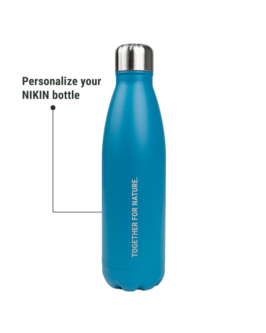 TreeBottle Personalized (small text) - Turquoise - BOTTLE - NIKIN