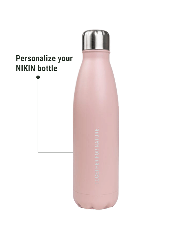 TreeBottle Personnalisé (petit texte) Rose - BOTTLE - NIKIN