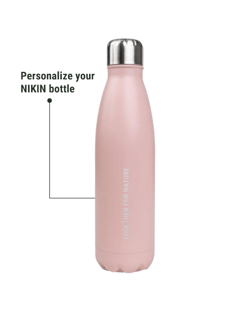 TreeBottle Personnalisé (petit texte) Rose - BOTTLE - NIKIN