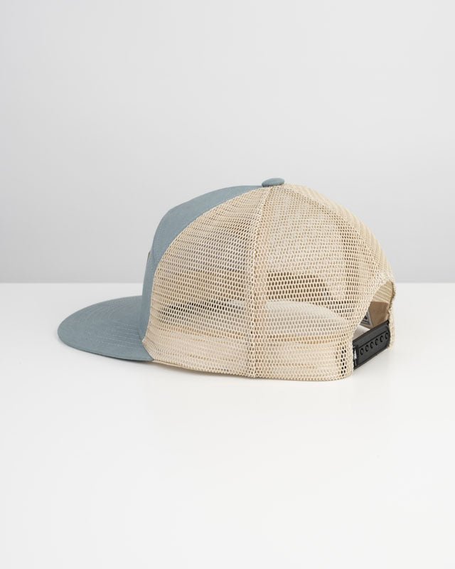 TreeCap 7Panel Trucker NIKIN Cork - Bleu Élémentaire - CAP - NIKIN