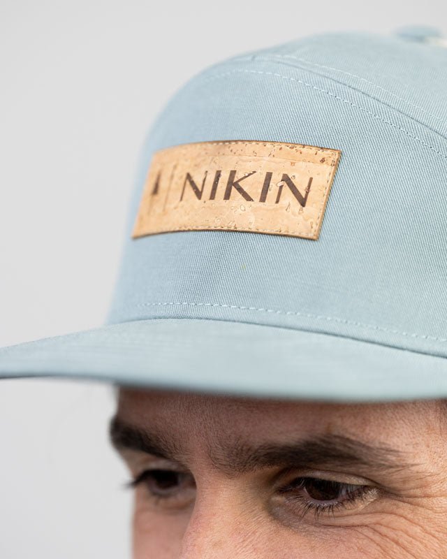 TreeCap 7Panel Trucker NIKIN Cork - Bleu Élémentaire - CAP - NIKIN