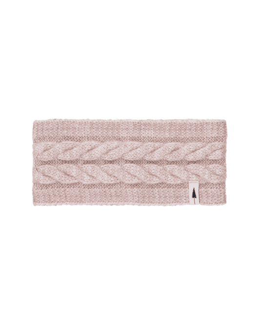 TreeHeadband Cable Knit - Clay Italienne - HEADBAND - NIKIN