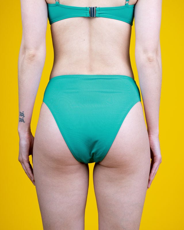 Treekini Bottom High Waist Femme - Vert de mer - SWIMWEAR - NIKIN