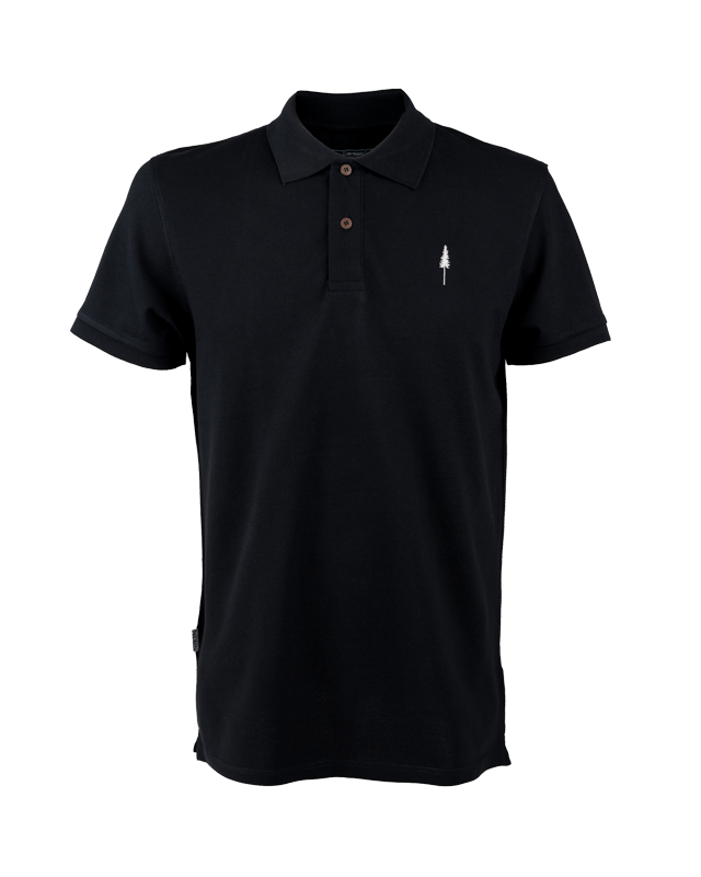 TreePolo Black - Black - TSHIRT - NIKIN