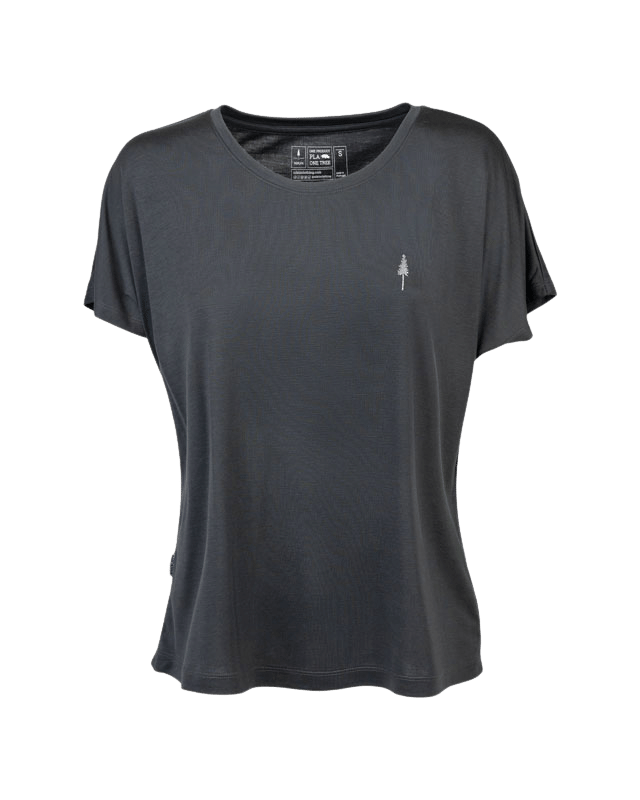 TreeShirt Dolman Women Dark Anthracite - Dark Anthracite - TSHIRT - NIKIN