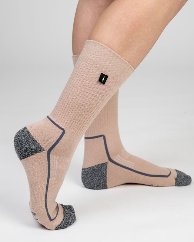 TreeSocks Hiking Beige - Beige - SOCKS - NIKIN