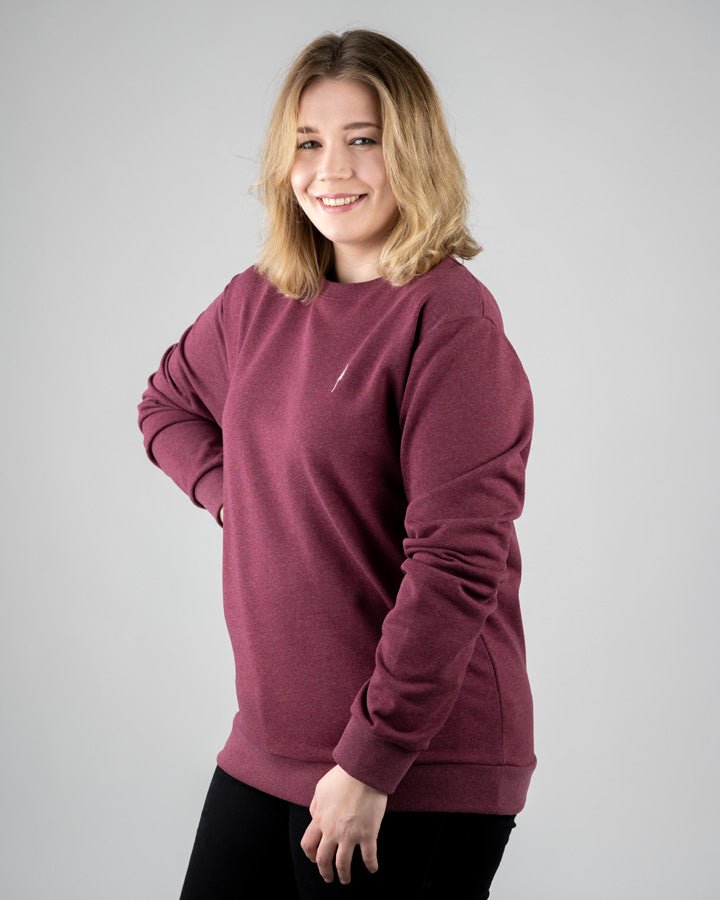 TreeSweater - Bordeaux Mel - SWEATER - NIKIN