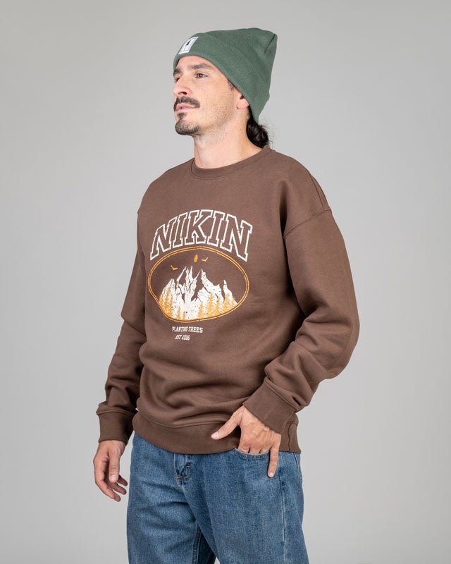 TreeSweater Alpenglow Relaxed Walnut - SWEATER - NIKIN