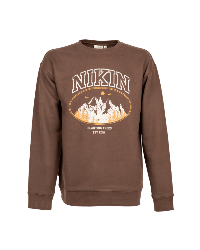 TreeSweater Alpenglow Relaxed Walnut - SWEATER - NIKIN
