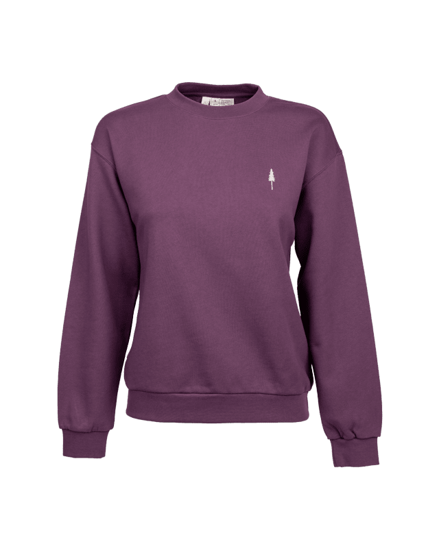 TreeSweater Relaxed Women Dusted Grape - Dusted Grape - SWEATER - NIKIN